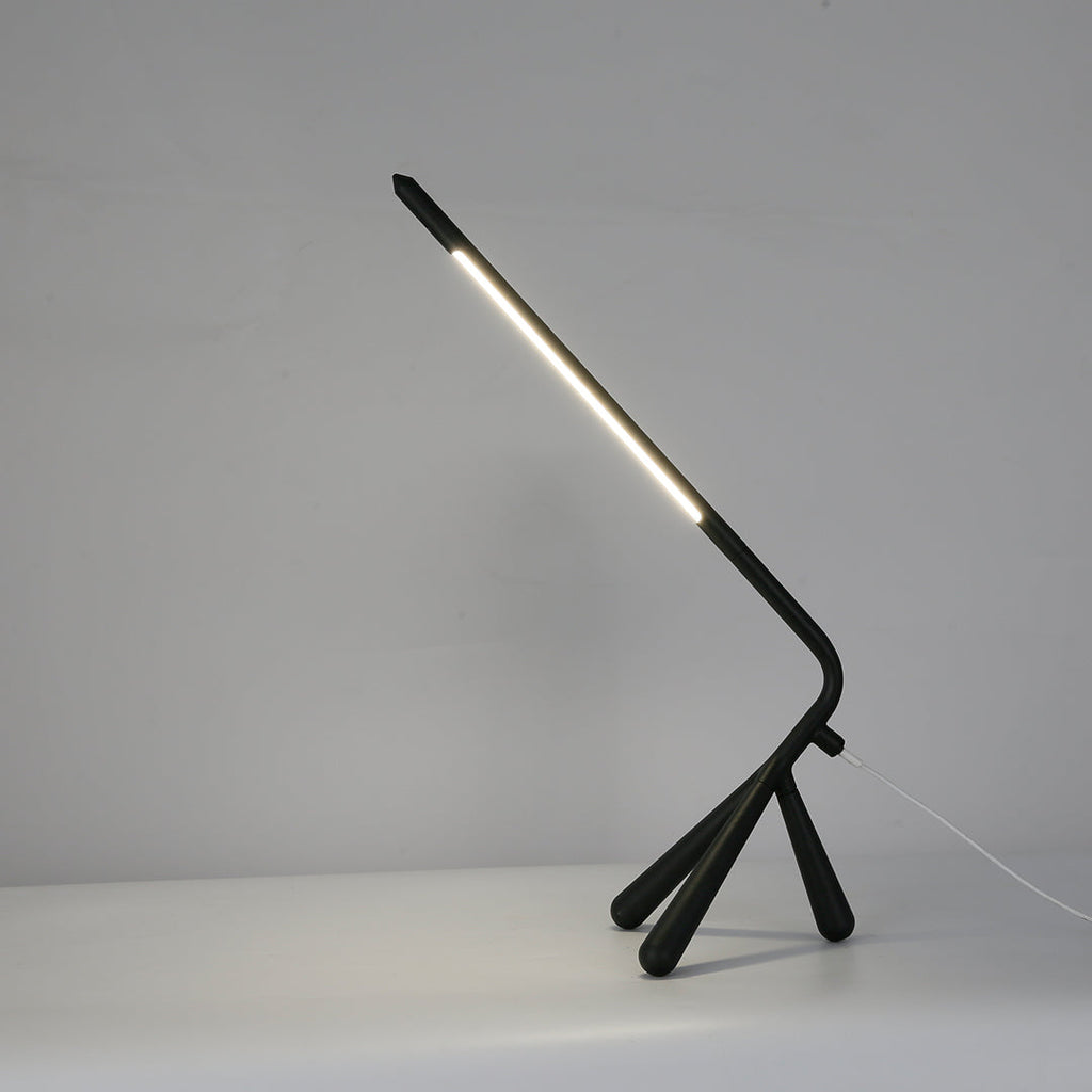 Three Legged LED Accent Table Lamp - Eye-Care Rotatable Design