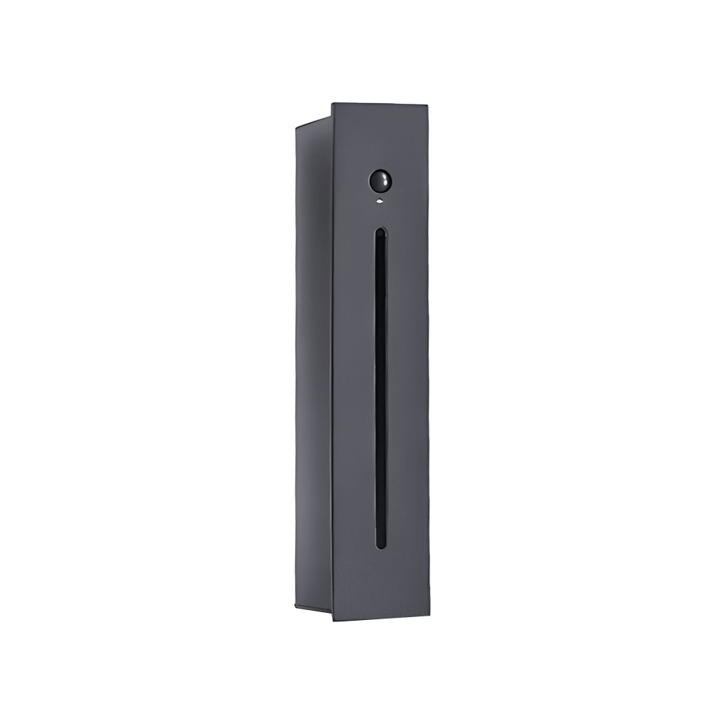 Vertical Motion Sensor LED Stair Light - Recessed Contemporary Indoor/Outdoor Step Lighting