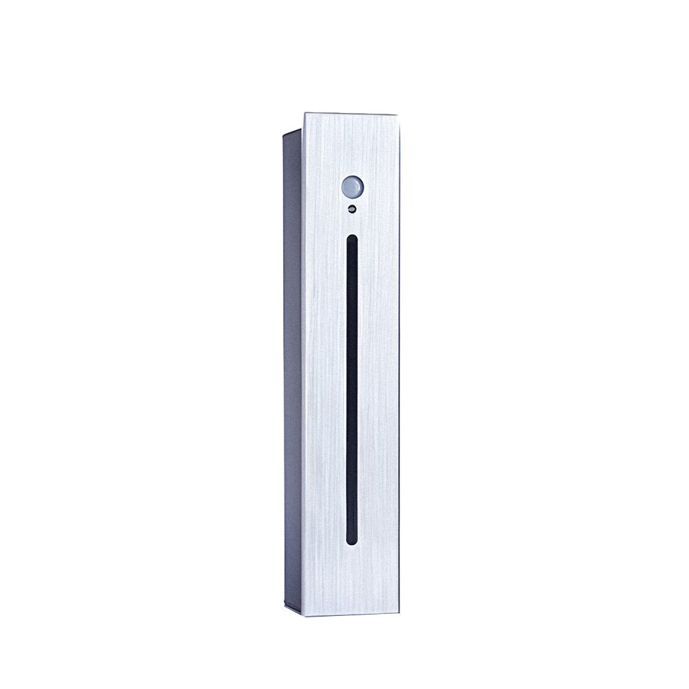Vertical Motion Sensor LED Stair Light - Recessed Contemporary Indoor/Outdoor Step Lighting
