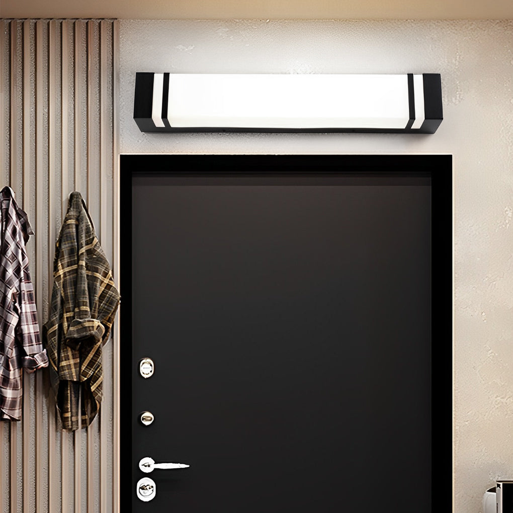 Modern Waterproof LED Wall Light - Rectangular Vertical Design