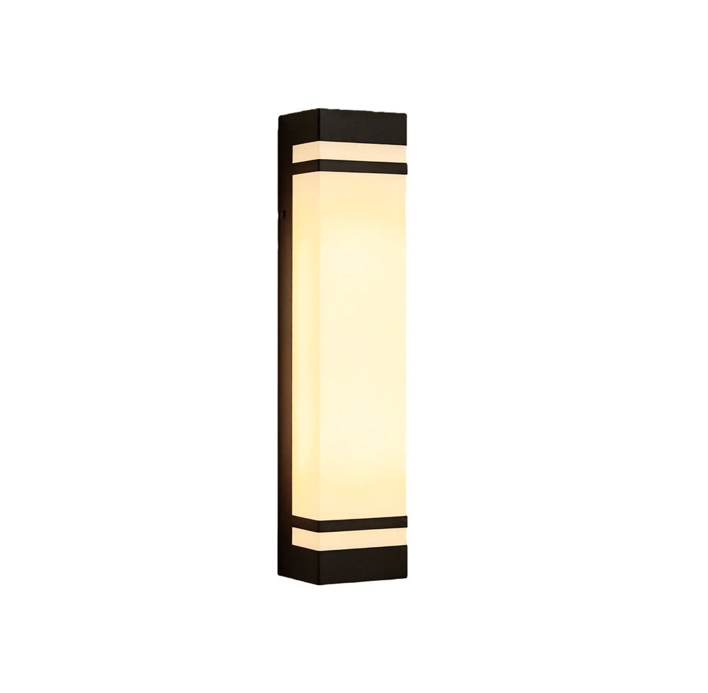 Modern Waterproof LED Vertical Wall Light - Rectangular Design