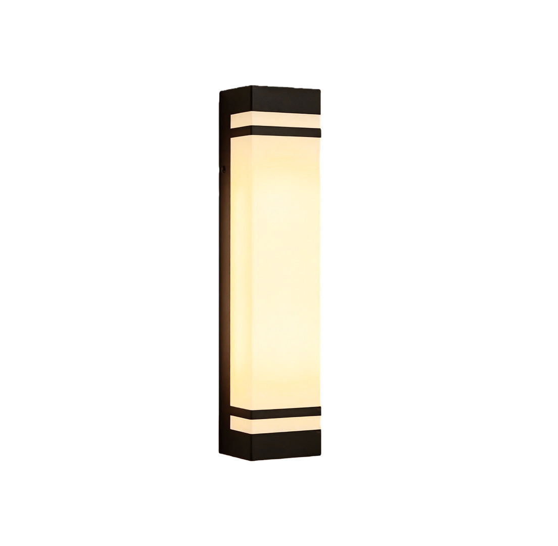 Modern Waterproof LED Wall Light - Rectangular Vertical Design