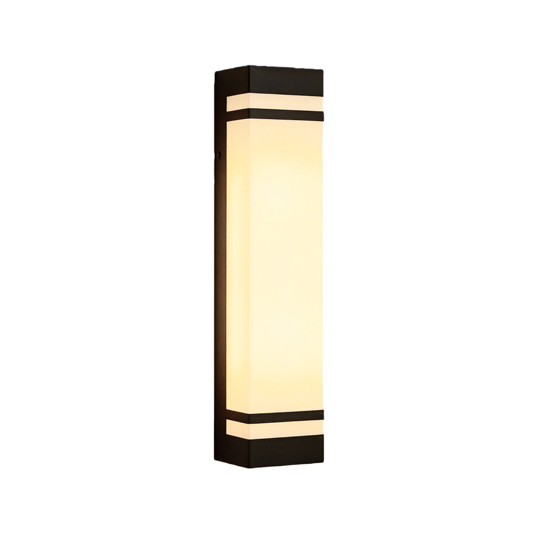 Modern Waterproof LED Wall Light - Rectangular Vertical Design