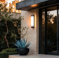 Modern Waterproof LED Vertical Wall Light - Rectangular Design