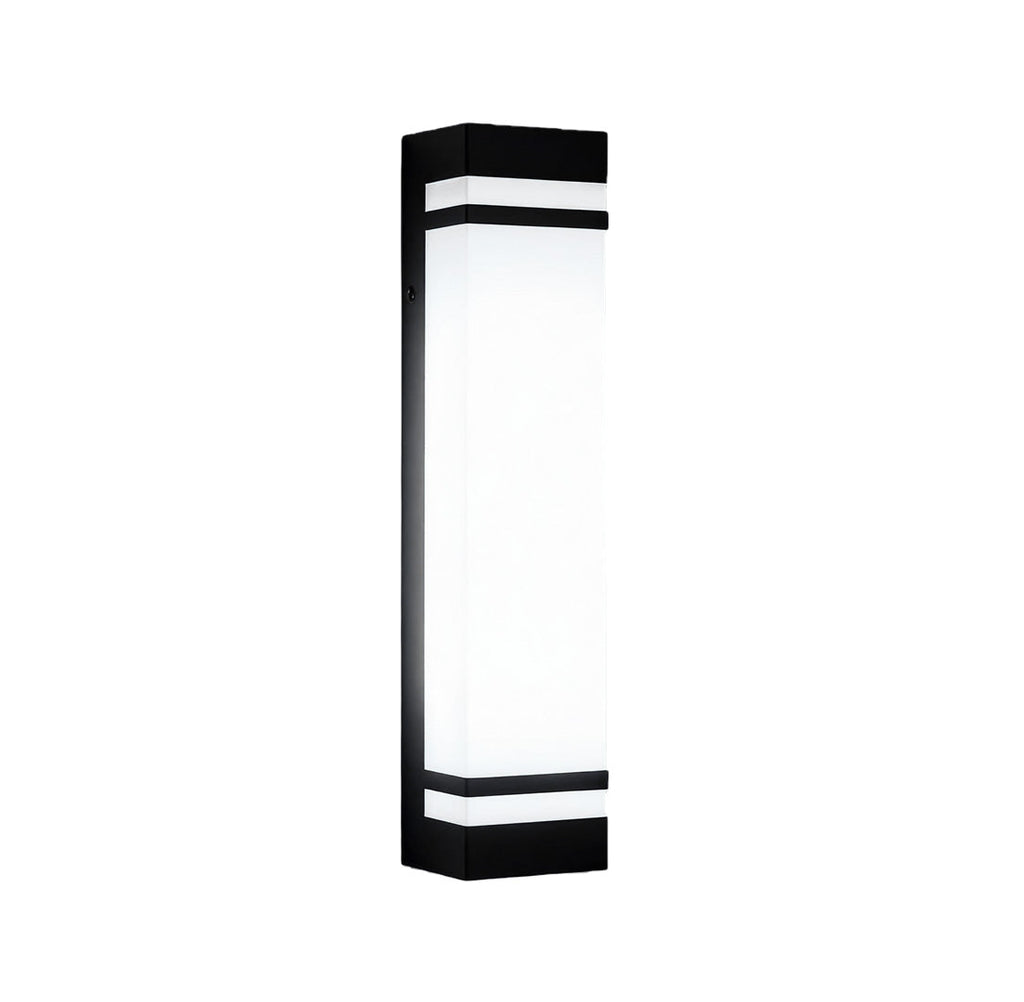 Modern Waterproof LED Vertical Wall Light - Rectangular Design