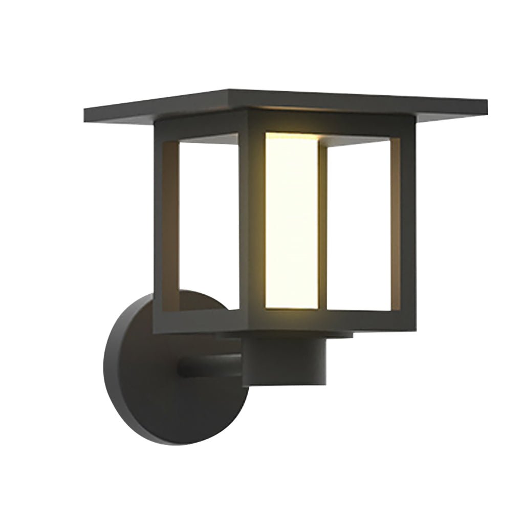 Wide Top LED Post Light with Rain Shield & Dual Power Options