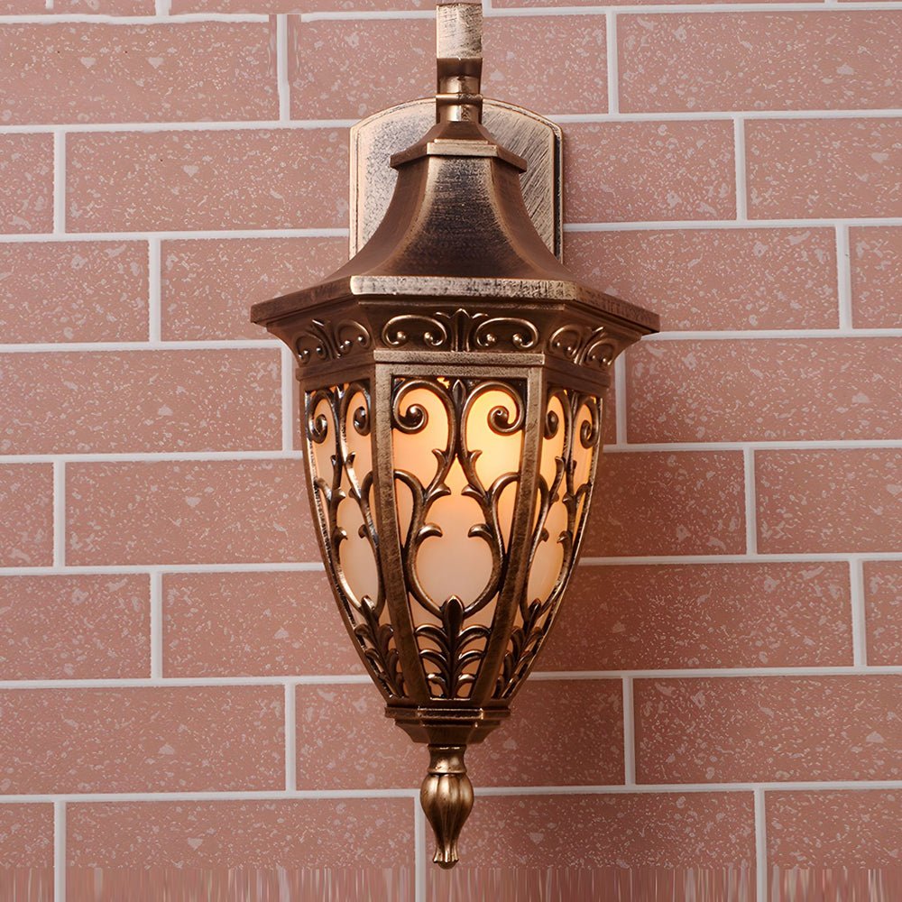 Antique Art Deco Outdoor Wall Sconces Retro Lantern
