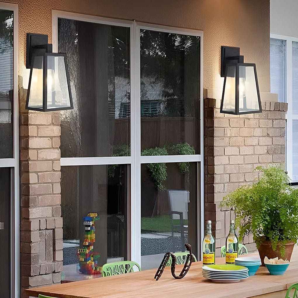 Vintage Industrial Glass Sconce Waterproof Outdoor Wall Lamp