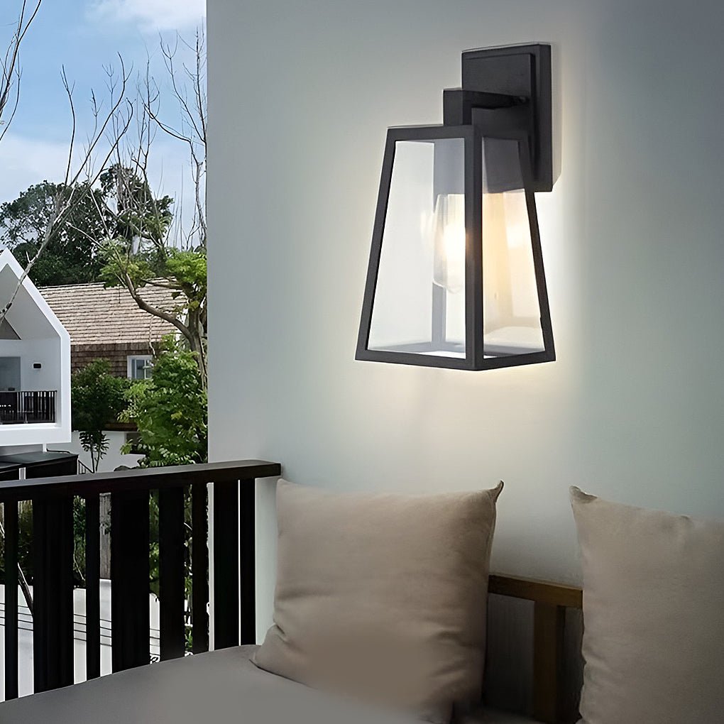 Vintage Industrial Glass Sconce Waterproof Outdoor Wall Lamp