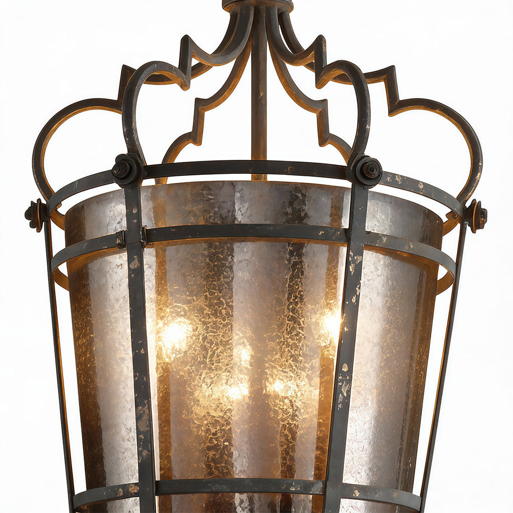 Italian Pendant Light Antique Bronze Elegant Ceiling Fixture
