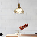 Vintage Stained Glass Pendant Light - Classic Hanging Ceiling Fixture