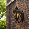 Wall Mount Outdoor Light - Waterproof Black Aluminum Lamp