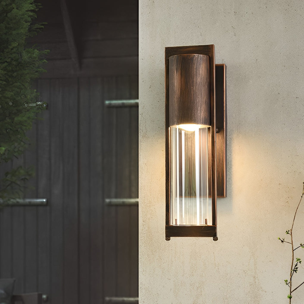 Retro Waterproof Wall Mount Outdoor Light - Vintage Style Garden Fixture