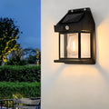 Wall Mount Solar Lantern with Motion Sensor & Tungsten Bulb
