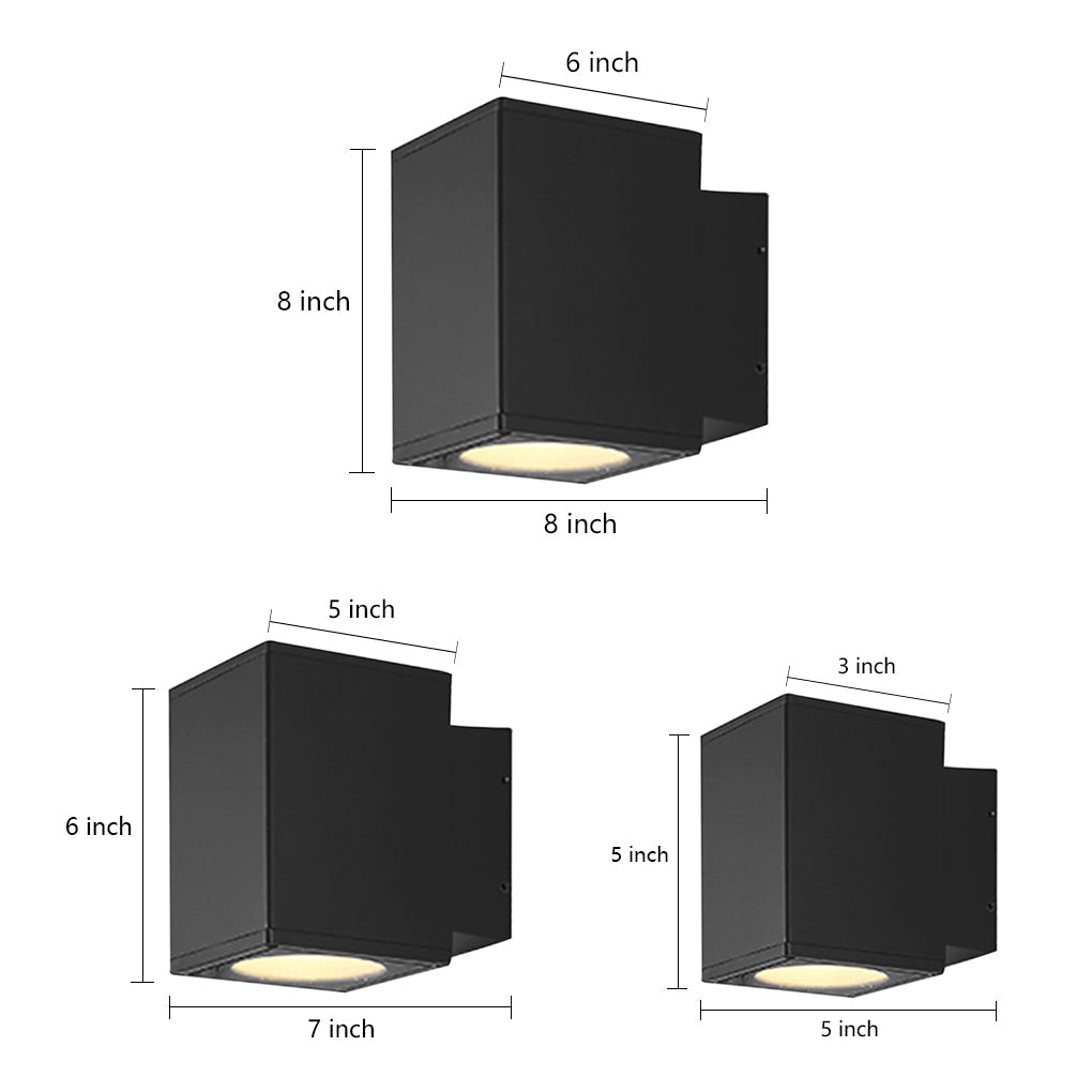 Waterproof LED Outdoor Wall Sconce Up and Down Light