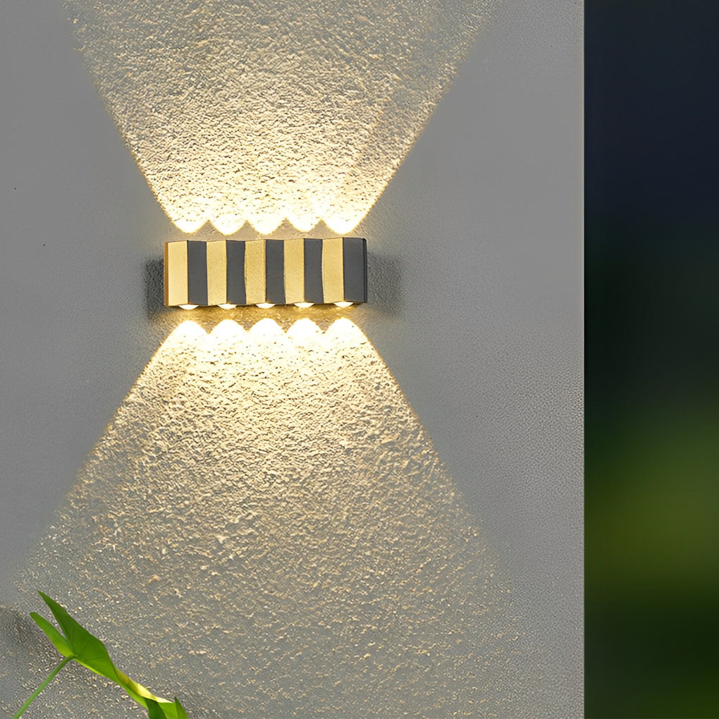 Modern Waterproof LED Wall Sconce Up-Down Light