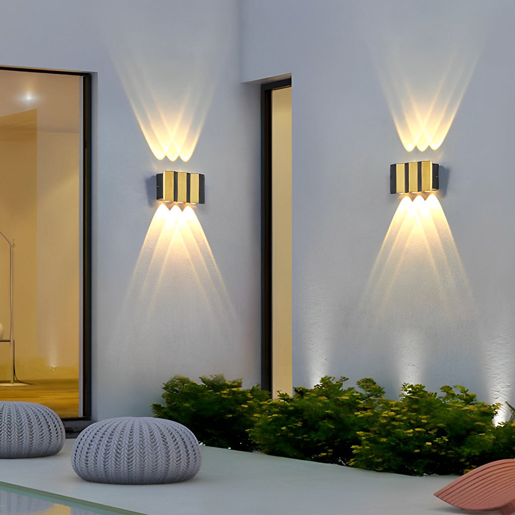 Modern Waterproof LED Wall Sconce Up-Down Light