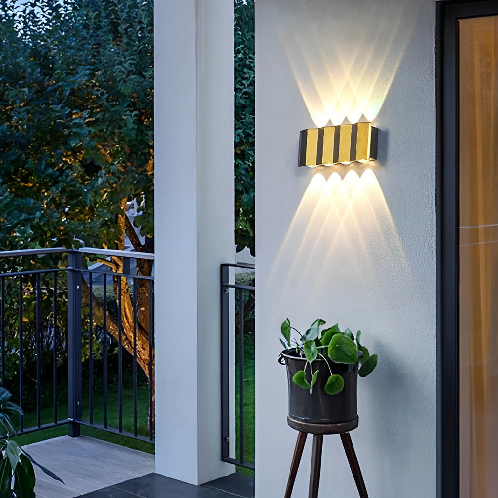 Modern Waterproof LED Wall Sconce Up-Down Light