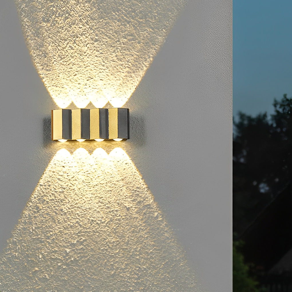 Modern Waterproof LED Wall Sconce Up-Down Light