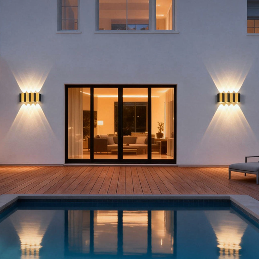 Modern Waterproof LED Wall Sconce Up-Down Light