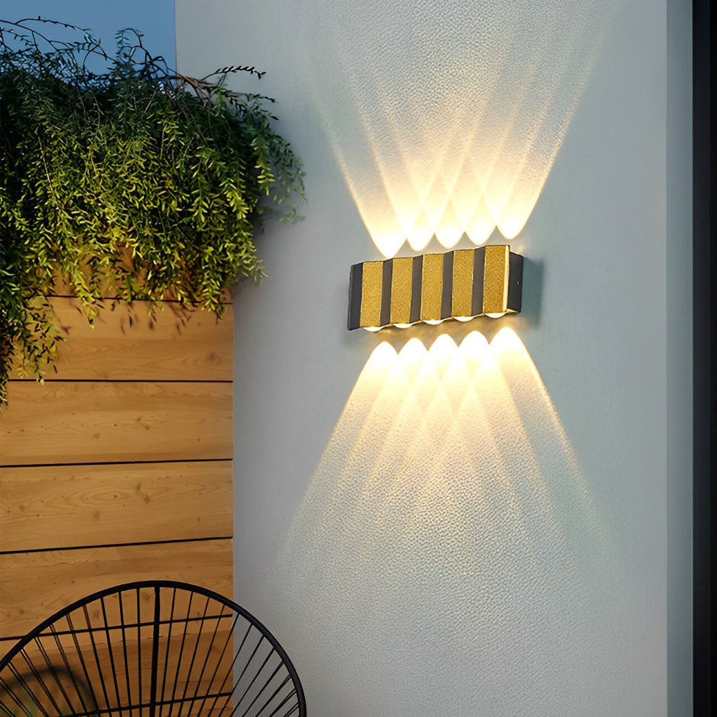 Modern Waterproof LED Wall Sconce Up-Down Light