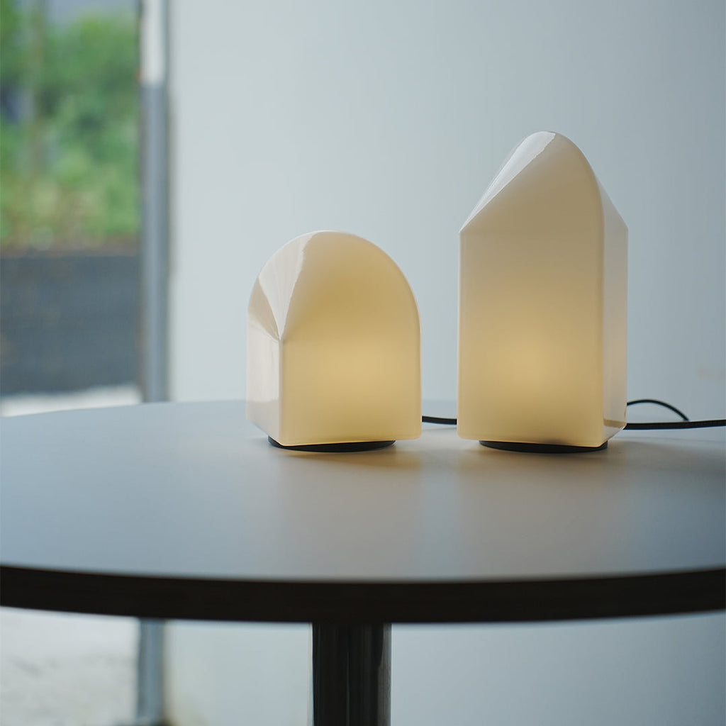 Modern White Table Lamp - Creative Ambient Night Light for Home Decor