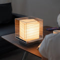 Japanese Wabi-Sabi Paper Table Lamp - Retro Ambient Lighting