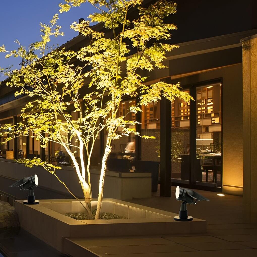 Outdoor Solar Tree Spot Lights Adjustable Lawn Lighting