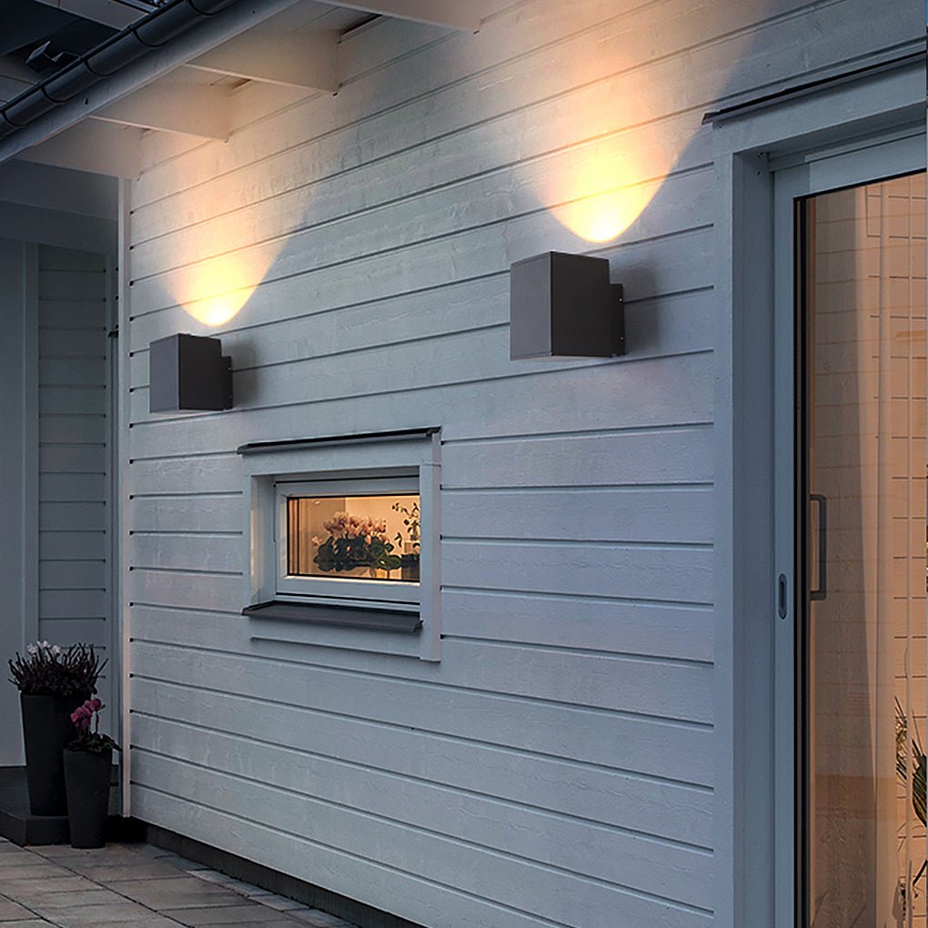 Waterproof LED Outdoor Wall Sconce Up and Down Light