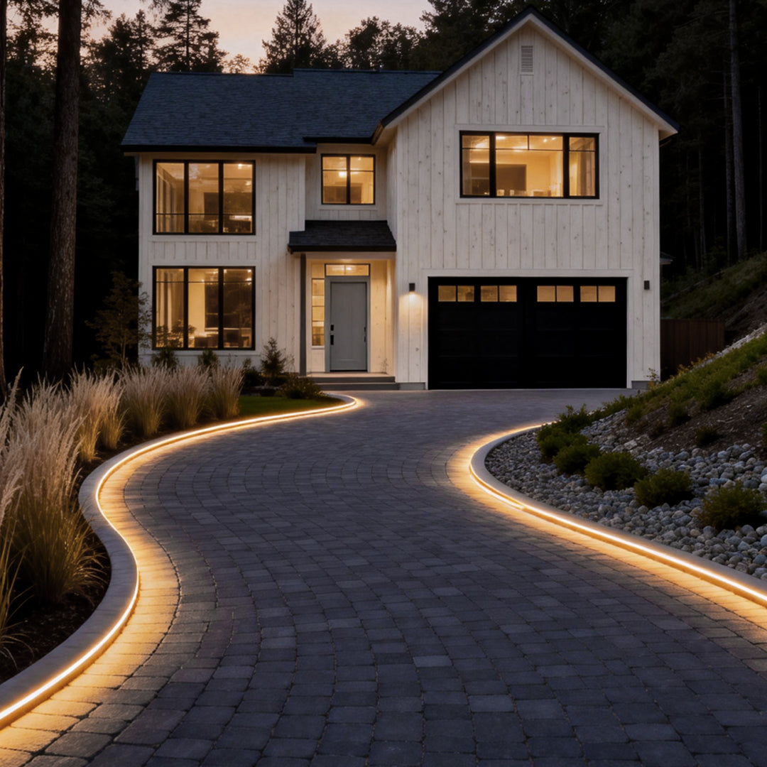 Waterproof Solar LED Light Strips with Remote Control - Flexible Outdoor Lighting