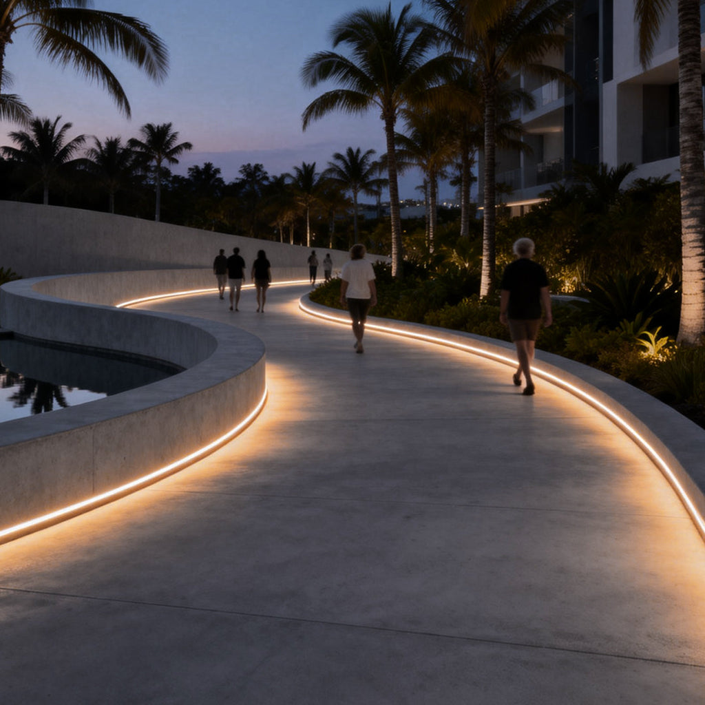 Waterproof Solar LED Light Strips with Remote Control - Flexible Outdoor Lighting