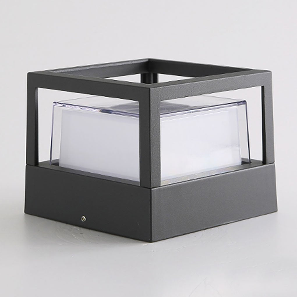 Square Pillar Outdoor Double-Layer Light-Blocking Lamp