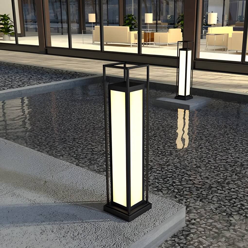 Outdoor LED Landscape Bollard Lights - Waterproof Lawn Lighting