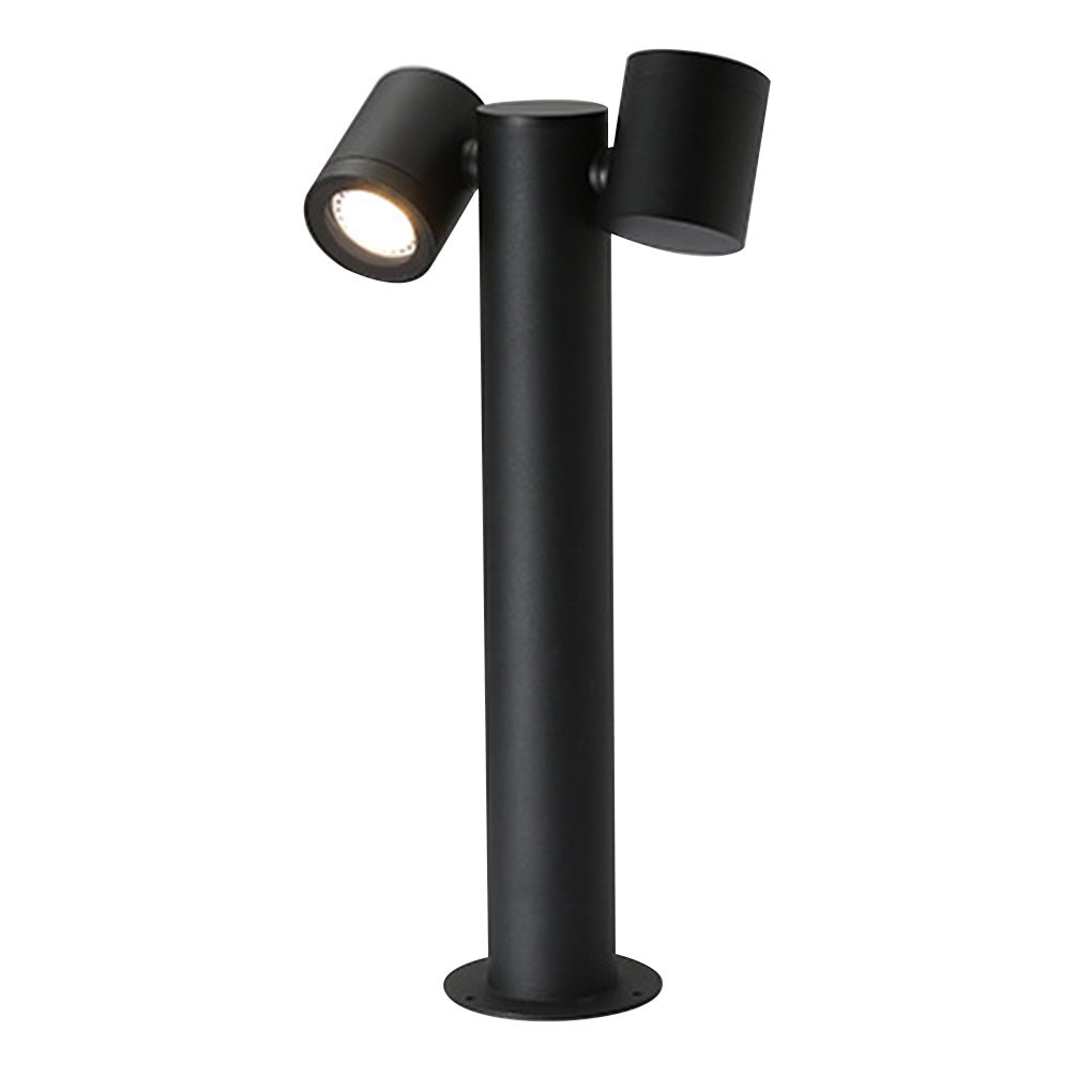 Double Rotatable Light Bollard - Outdoor Lawn Lighting Solution