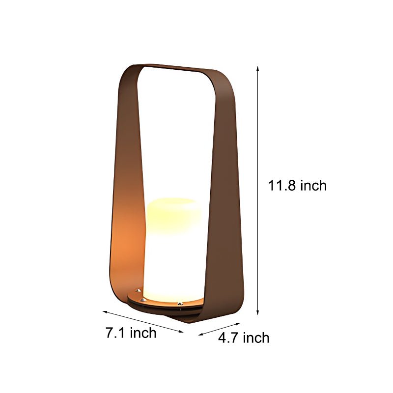 Waterproof USB Rechargeable LED Outdoor Portable Table Lamp - Modern Design for Patio and Garden