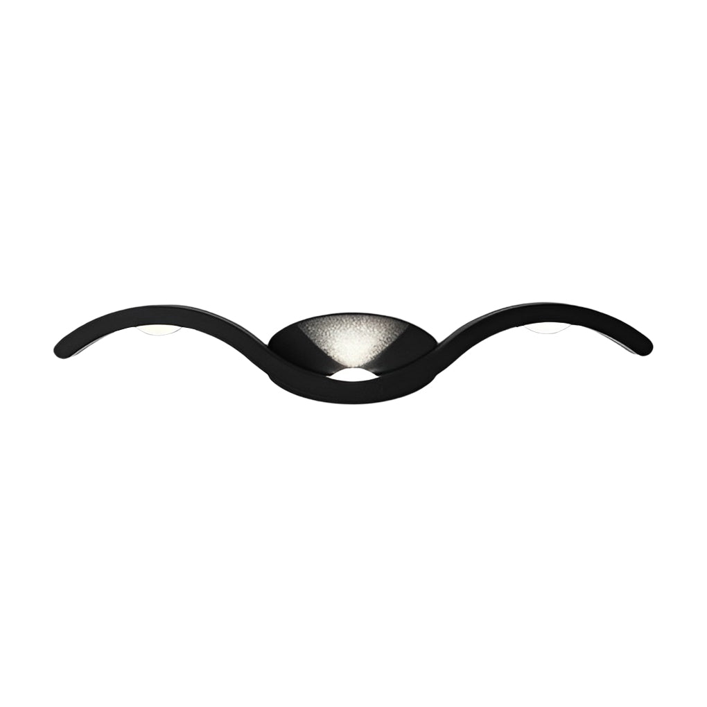 Wave Wall Sconce Outdoor Up-Down LED Light Fixture
