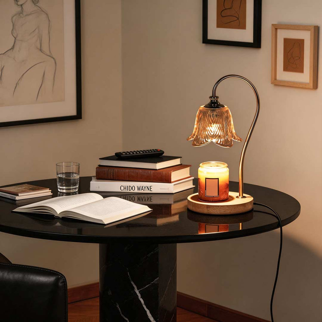 Adjustable Aromatherapy Wax Melt Lamp | No-Flame Atmosphere Light