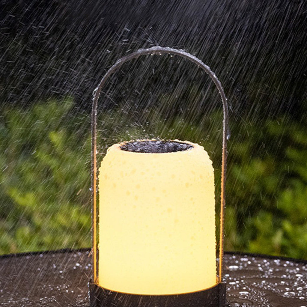 Solar-Powered Waterproof USB Rechargeable Handheld Light - Portable Outdoor Flashlight