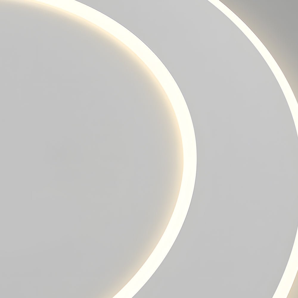 White Dimmable LED Circular Flush Ceiling Light