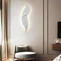 Feather Wall Light Modern Luxury LED Resin Corridor Lamp