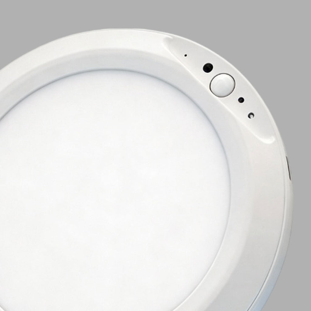 White Flush Mount Ceiling Light USB Rechargeable Sensor Light