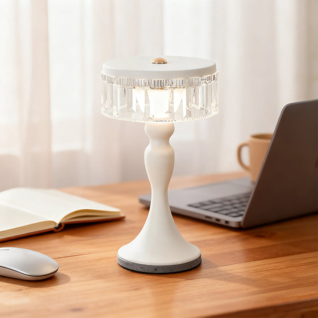 Forged Iron Nordic Minimalist Table Lamp – Acrylic Decorative Light for Modern Homes