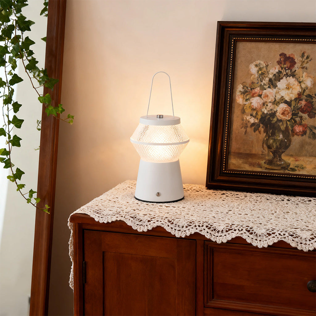 Stylish LED Solar Lantern UV Mosquito Lamp for Outdoor Use