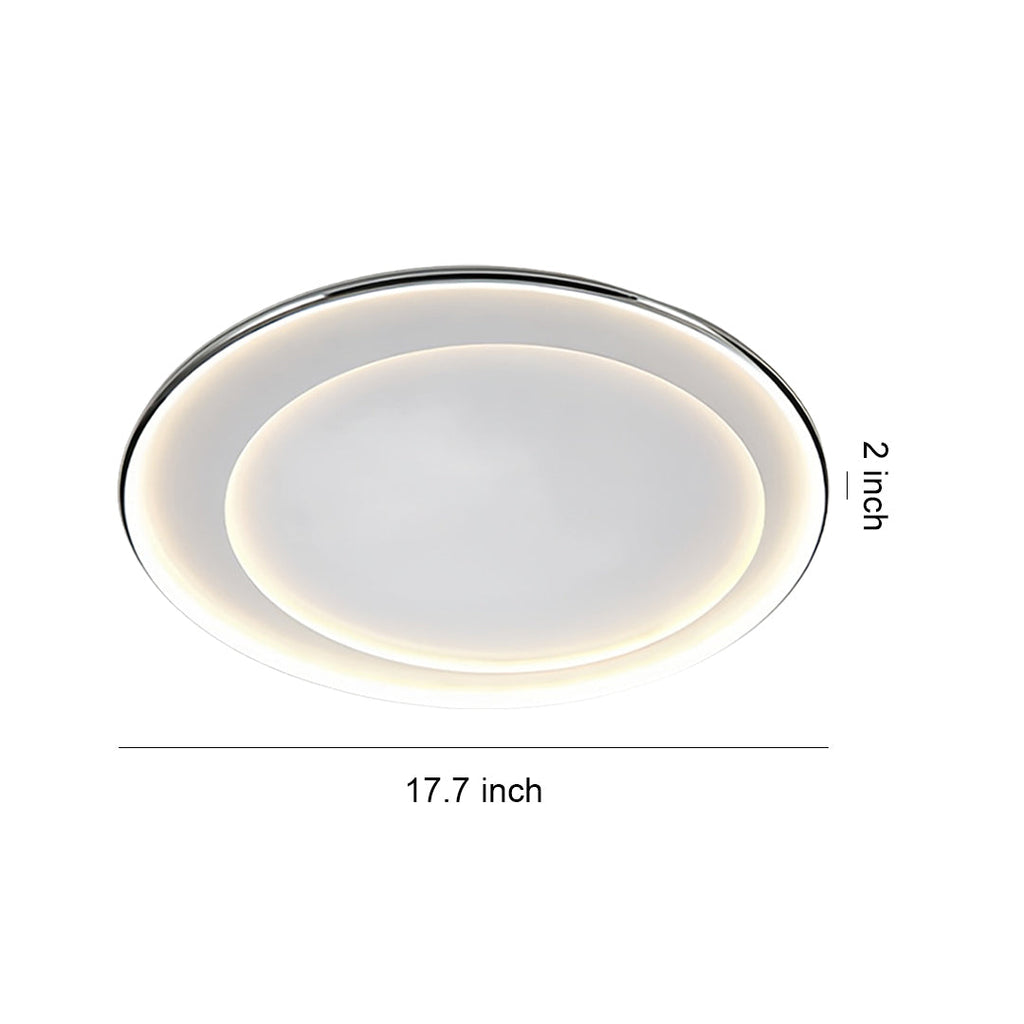 Modern Minimalist LED Round Flush Mount Ceiling Light