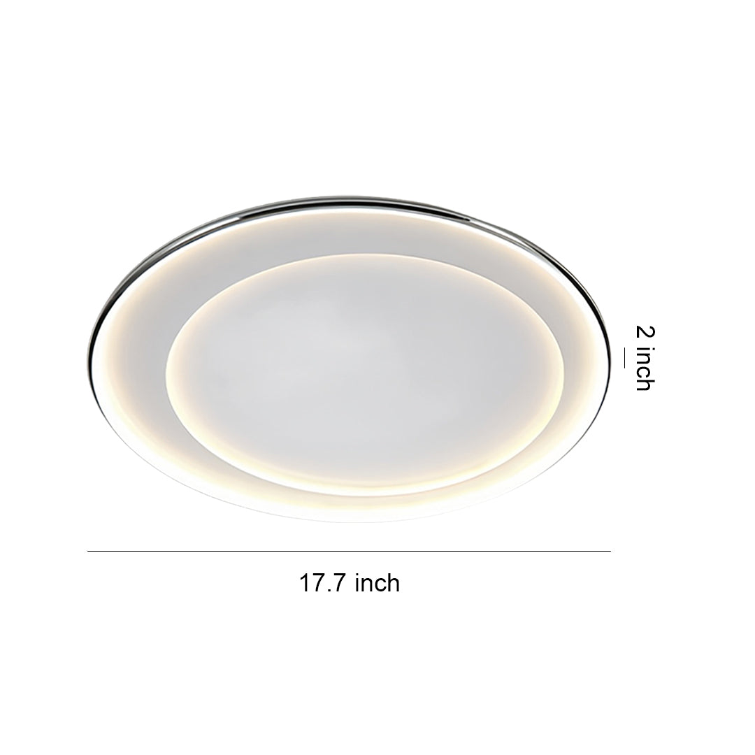 Modern Minimalist LED Round Flush Mount Ceiling Light