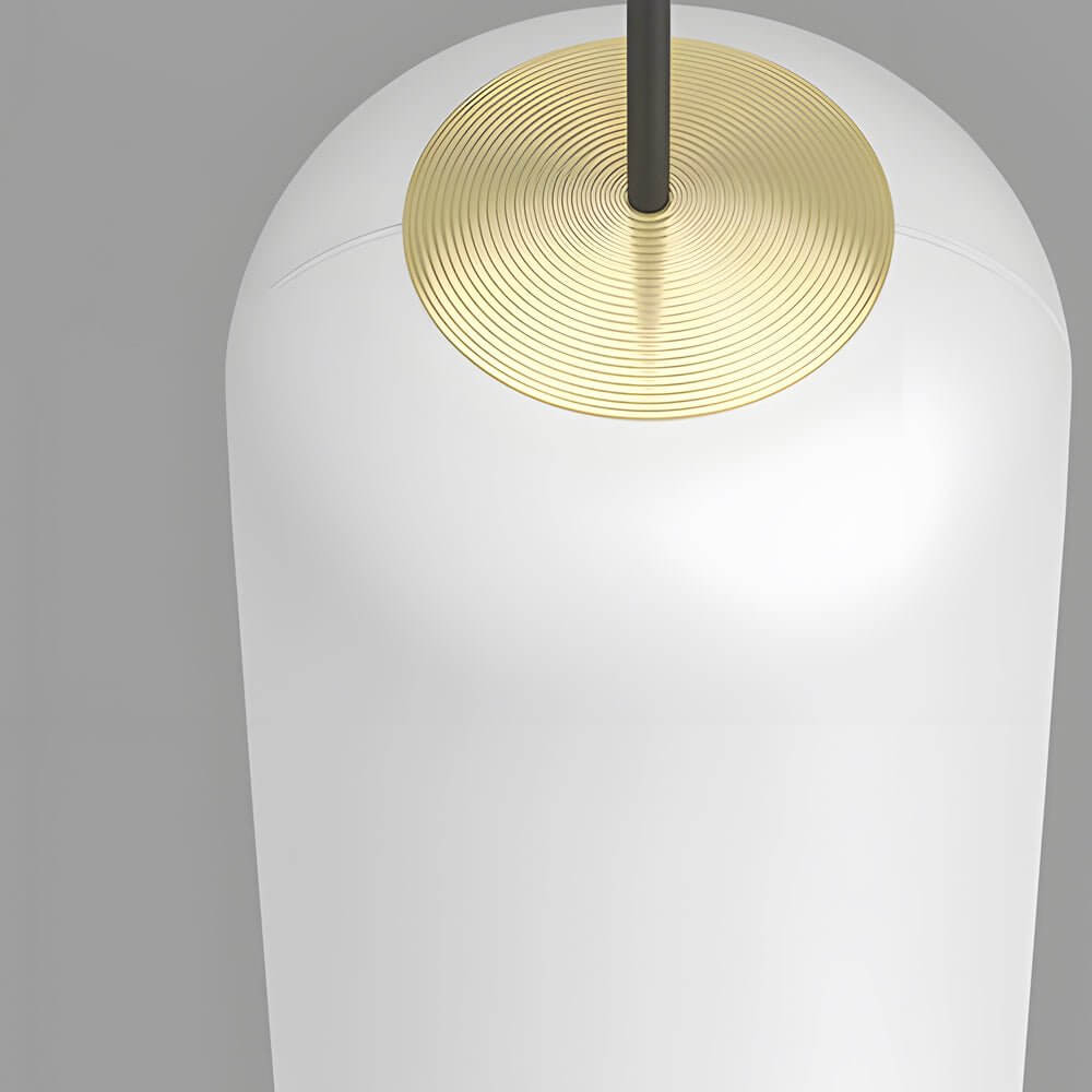 White Long Tube Multi Light Staircase Chandelier - Modern Lighting, LED Pendant, Stairway Decor, Contemporary Ceiling Fixture, Home Interior Design