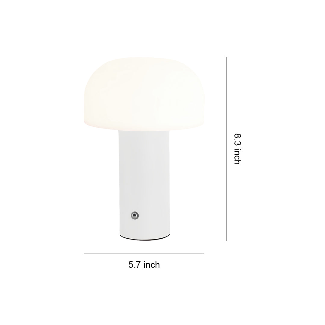 **Mushroom Shade Table Lamp with Iron Base | Modern Novelty Lighting**

Elevate your space with our unique table lamp featuring a chic iron base and a rotomolded mushroom shade. This stylish lamp combines modern design with functionality, perfect for any