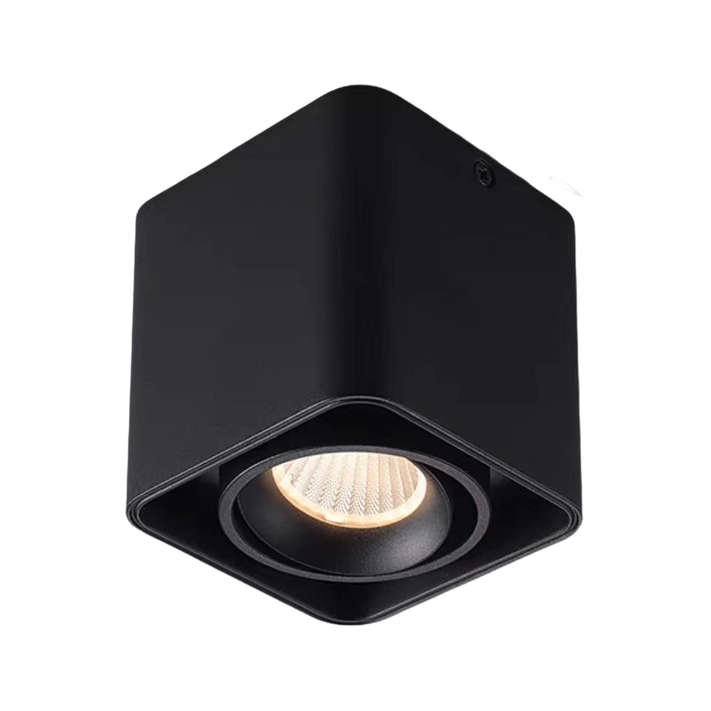 Square LED Ceiling Grid Light - Surface Mounted Spot Light for Home & Office