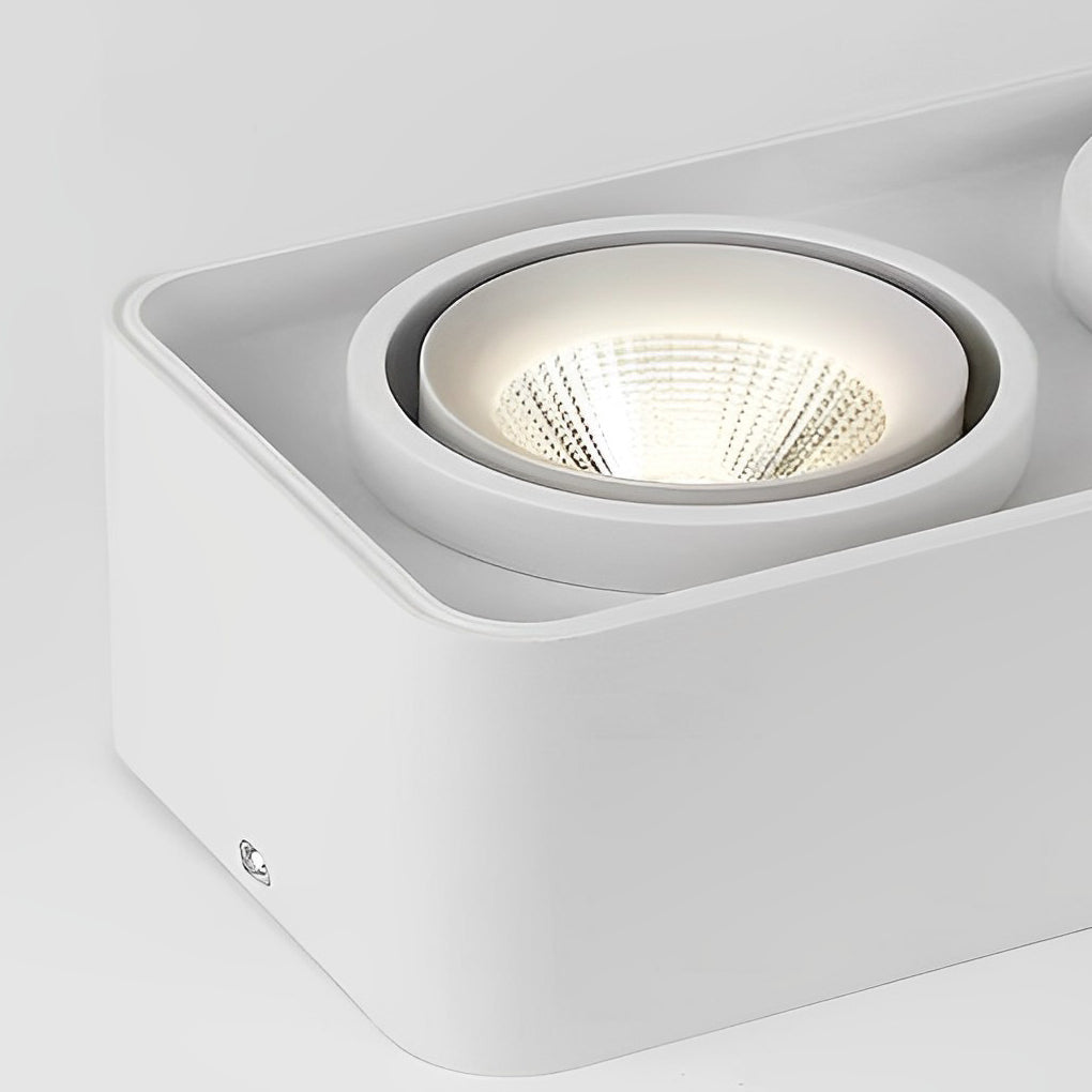 Square LED Ceiling Grid Light - Surface Mounted Spot Light for Home & Office