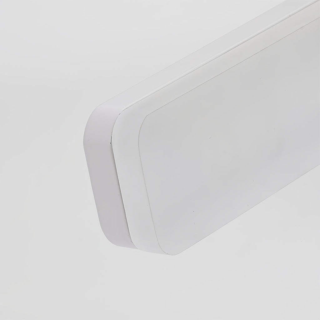 White Bathroom Vanity Light Minimalist Acrylic Contemporary Wall Light Modern Fixture LED Lighting for Home Decor Stylish Illumination for Bathroom Makeup Room Simple Design Energy Efficient Chic Wall Sconce Brightness Adjustable Elegant Lighting Solution